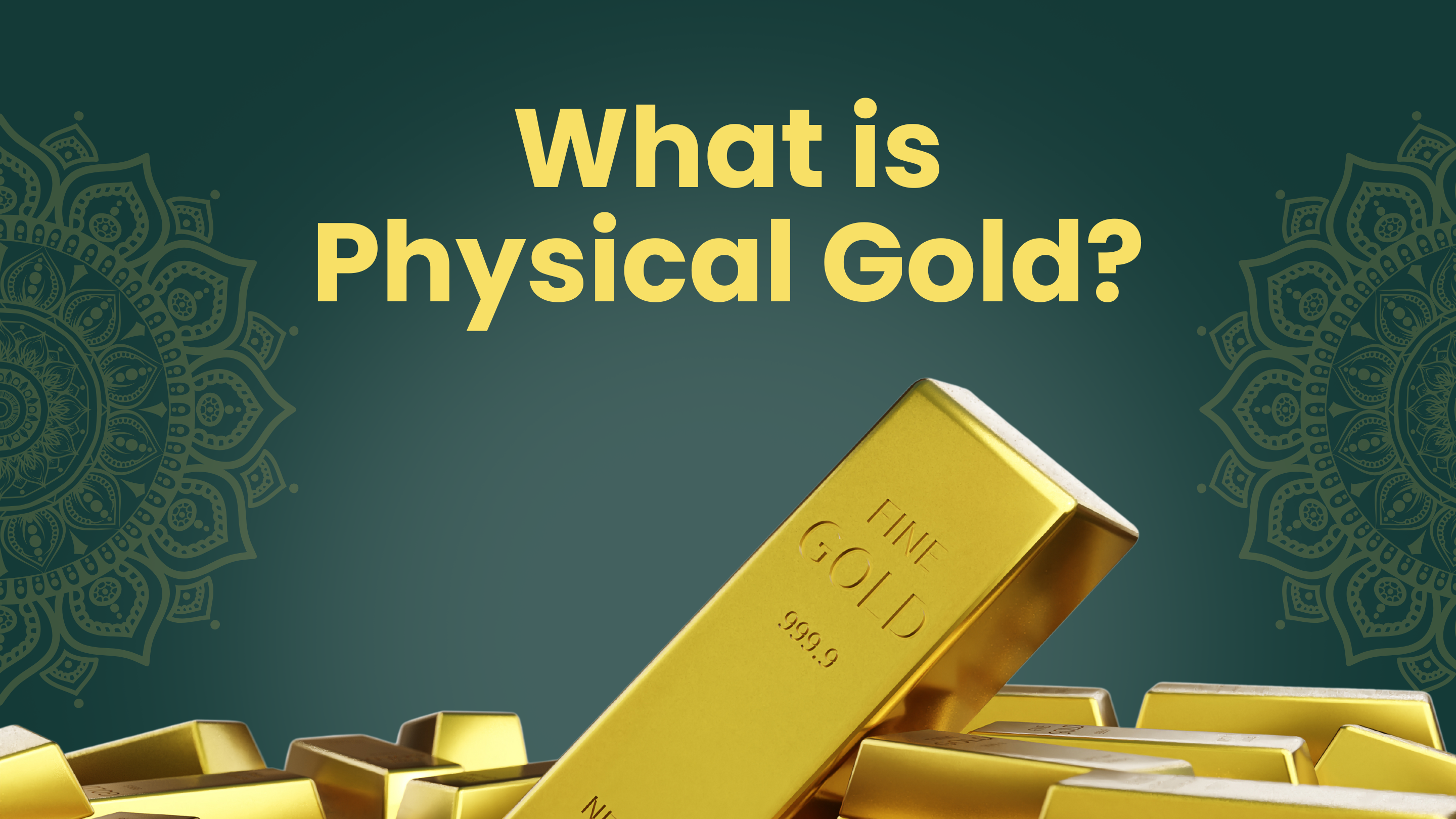 What is physical gold? Pros and cons. Of investing in physical gold